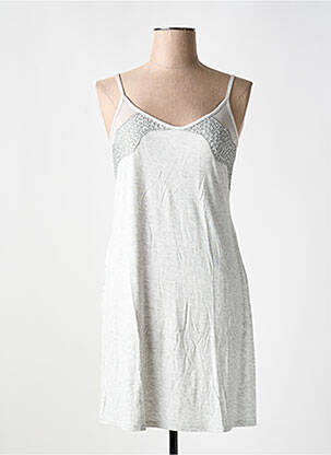 Nuisette/combinette broderie gris VANIA femme