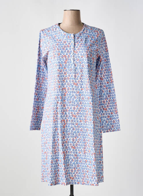 Chemise de nuit bleu VANIA pour femme