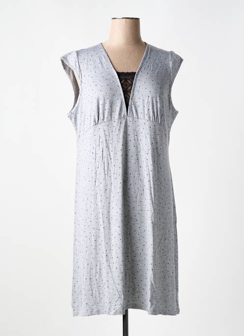 Chemise de nuit gris VANIA pour femme