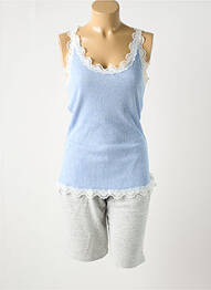 Pyjashort col rond bleu RINGELLA femme