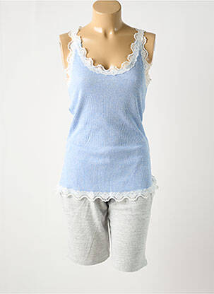 Pyjashort col rond bleu RINGELLA femme