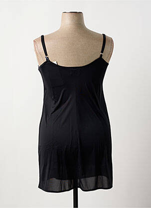 Nuisette/combinette effet matière satinée noir REGENCE femme