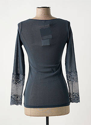 T-shirt manches longues manches longues bleu JANIRA femme