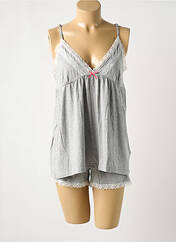 Pyjashort gris RINGELLA pour femme seconde vue