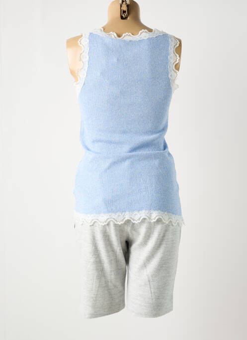 Pyjashort col rond bleu RINGELLA femme