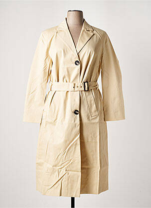 Trench tissage popeline sans capuche beige SHEEGO femme