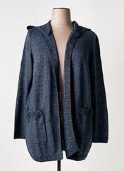 Gilet manches longues bleu SHEEGO pour femme seconde vue