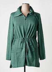 Gilet manches longues vert SHEEGO pour femme seconde vue