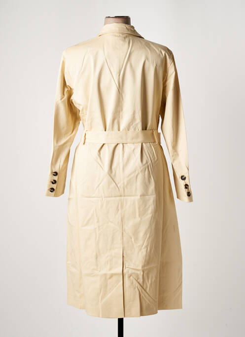 Trench tissage popeline sans capuche beige SHEEGO femme