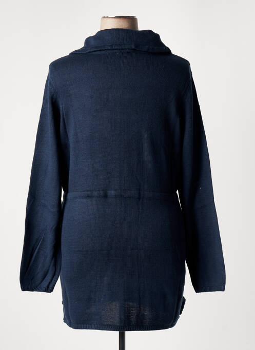 Gilet manches longues bleu SHEEGO pour femme