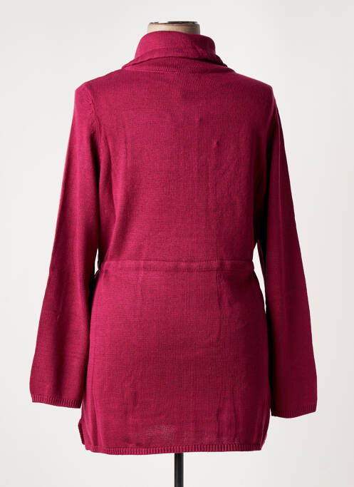 Gilet manches longues rose SHEEGO pour femme