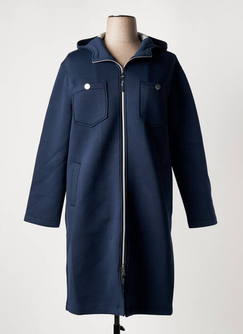 Manteau long bleu SHEEGO pour femme