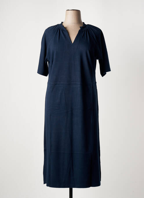 Robe mi-longue bleu SHEEGO pour femme