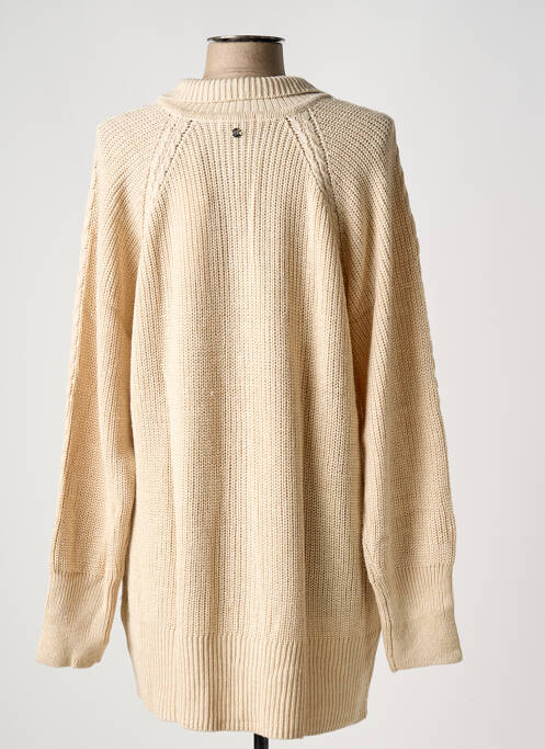 Gilet manches longues beige SHEEGO pour femme