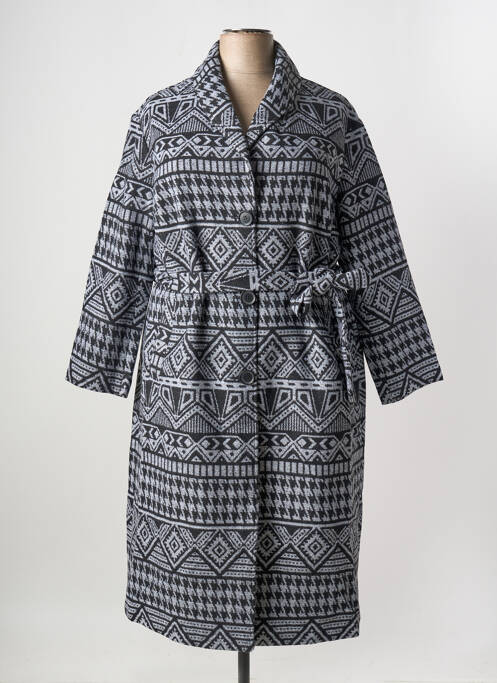 Manteau long noir SHEEGO femme