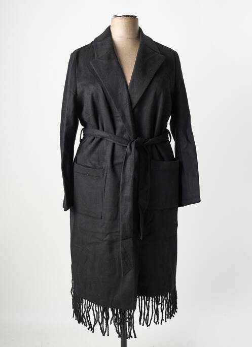 Manteau long noir SHEEGO pour femme