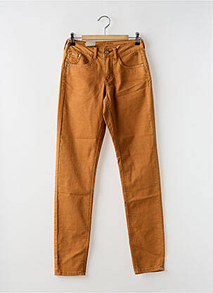 Pantalon slim poches marron CREAM femme