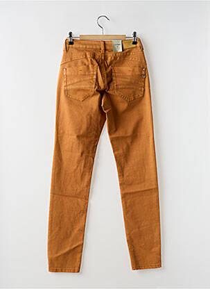 Pantalon slim poches marron CREAM femme