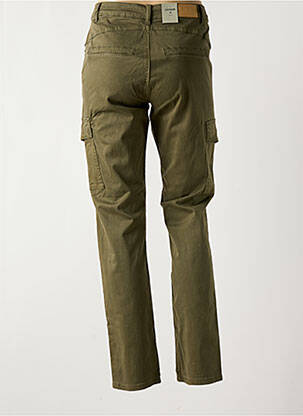 Pantalon cargo coupe droite vert CREAM femme