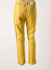 Pantalon droit jaune C'EST BEAU LA VIE pour femme seconde vue