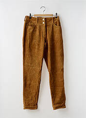 Pantalon droit marron C'EST BEAU LA VIE pour femme seconde vue