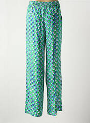 Pantalon droit vert C'EST BEAU LA VIE pour femme seconde vue