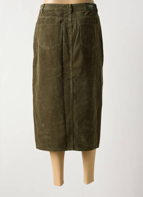 Jupe mi-longue vert C'EST BEAU LA VIE pour femme