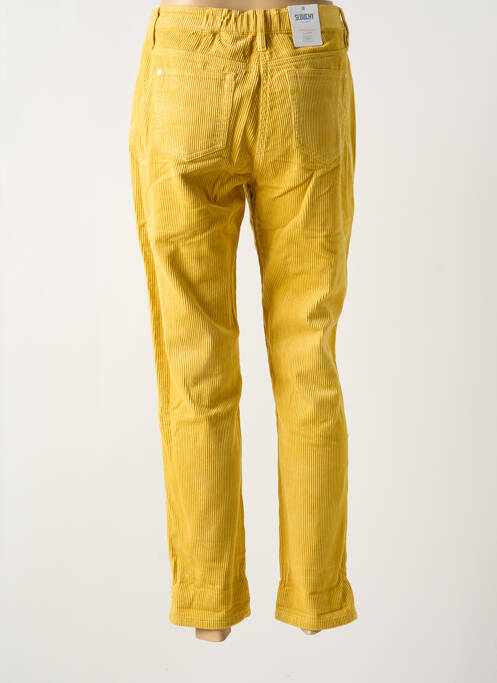 Pantalon droit jaune C'EST BEAU LA VIE pour femme