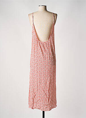 Robe mi-longue coupe fluide fines bretelles rouge C'EST BEAU LA VIE femme