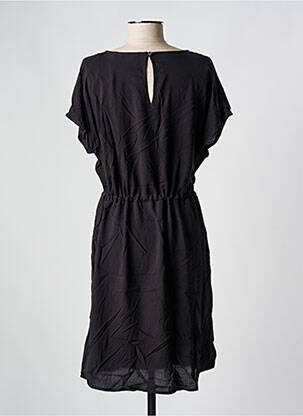 Robe mi-longue manches courtes manches courtes noir B.YOUNG femme