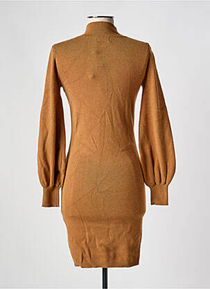 Robe pull stretch manches longues marron MOLLY BRACKEN femme