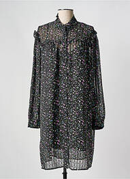 Robe courte manches longues manches longues noir MOLLY BRACKEN femme