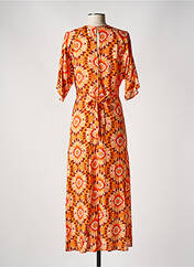 Robe longue orange C'EST BEAU LA VIE pour femme seconde vue
