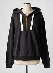 Sweat-shirt à capuche noir LES TROPEZIENNES PAR M.BELARBI pour femme seconde vue