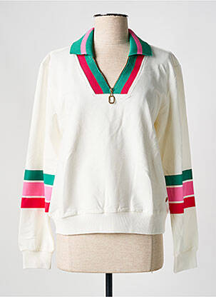 Sweat-shirt beige LES TROPEZIENNES PAR M.BELARBI pour femme