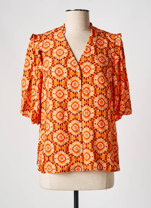 Chemisier orange C'EST BEAU LA VIE pour femme