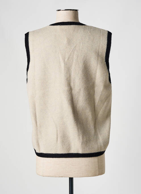 Gilet sans manche beige CREAM pour femme