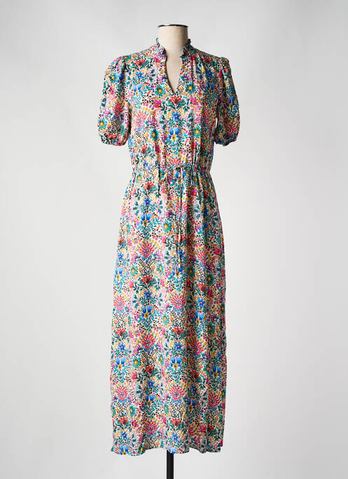 Robe longue bleu C'EST BEAU LA VIE femme