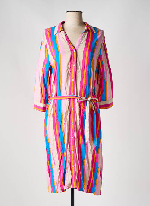 Robe mi-longue rose B.YOUNG pour femme