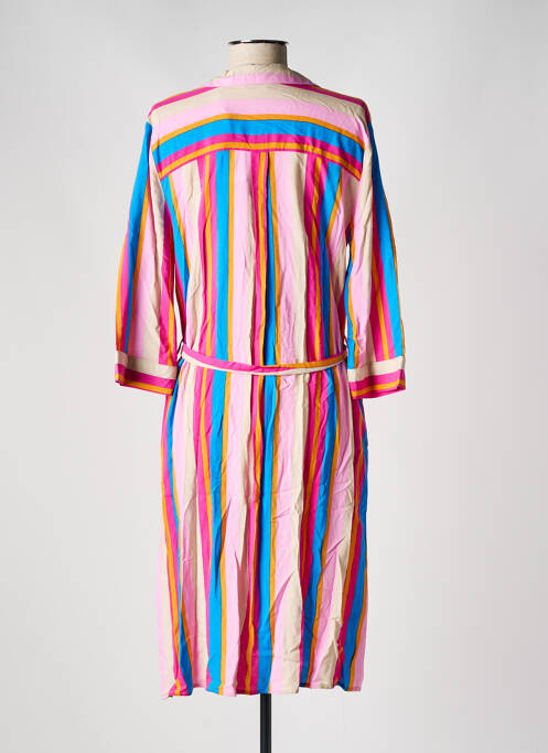 Robe mi-longue rose B.YOUNG pour femme