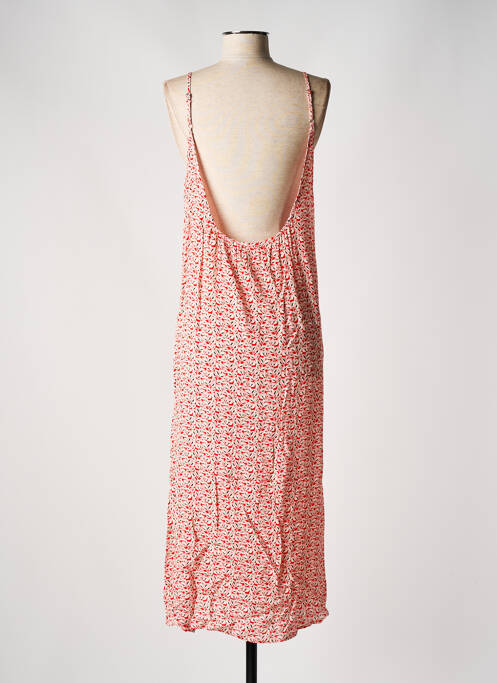 Robe mi-longue rouge C'EST BEAU LA VIE pour femme