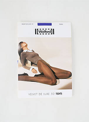 Collants stretch bleu WOLFORD femme
