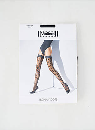 Bas stretch noir WOLFORD femme