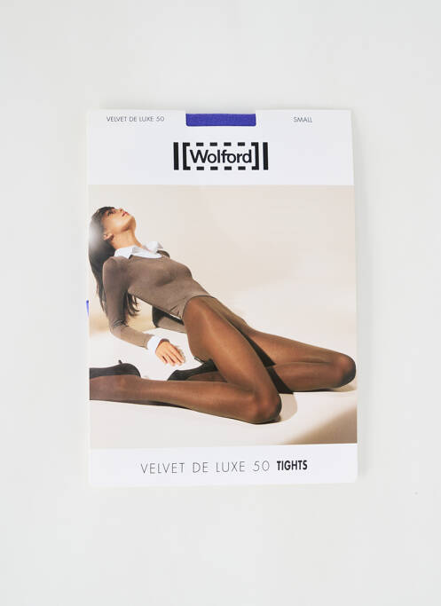 Collants bleu WOLFORD pour femme