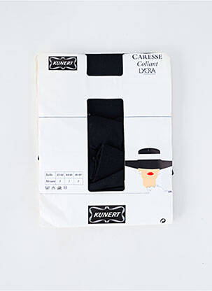 Collants imprimé fantaisie noir KUNERT femme