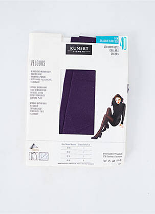 Collants stretch violet KUNERT femme