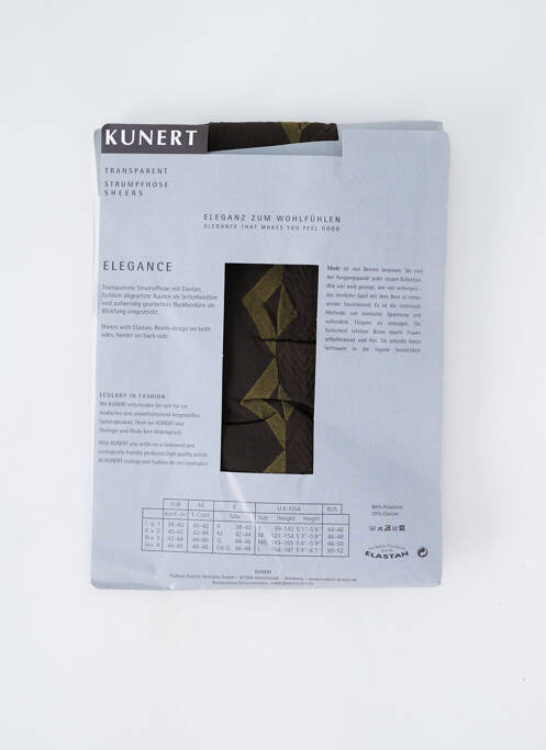 Collants vert KUNERT pour femme