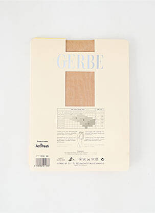 Collants maintien jarretelles chair GERBE femme