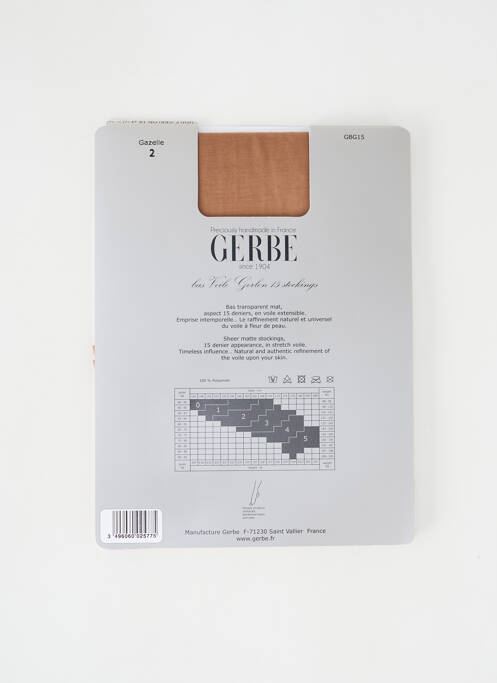 Bas chair GERBE pour femme