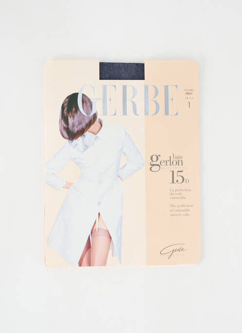 Bas bleu GERBE pour femme